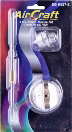 SPARE NOZZLE KIT 1.7MM FOR SG H827