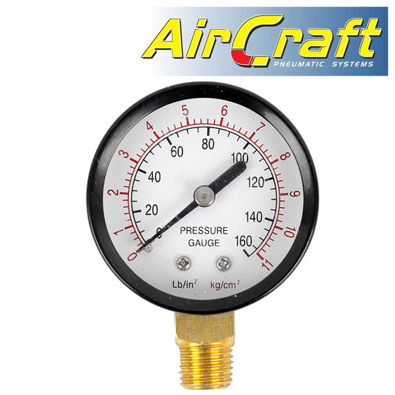 AIR GAUGE 160PSI/11BAR 1/4&#039;M FOR SG PPX1 10L PAINT POT