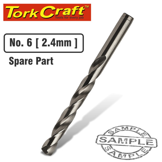 REPLACEMENT DRILL BIT 2.4MM FOR SCREW PILOT #6