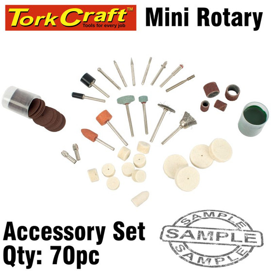 MINI ROTARY ACCESSORY SET 70PC