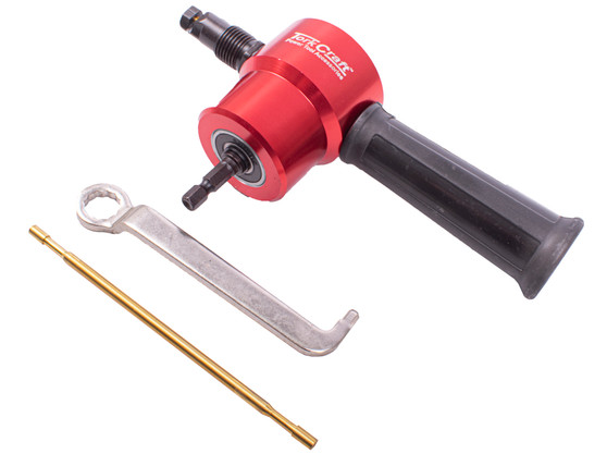 NIBBLER ATTACHMENT FOR DRILLS FOR CUTTING SHEET METALS