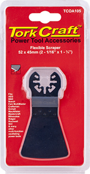 QUICK CHANGE FLEXIBLE SCRAPER 52X45MM(2-1/16'X1-3/4')