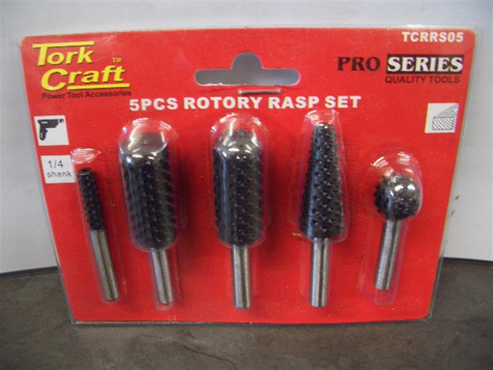 ROTARY RASP SET 5 PIECE