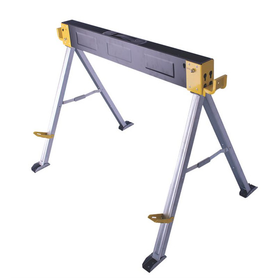 SAW HORSE STEEL TRESSLE 900MM X 730MM FOLDABLE SINGLE FRAME