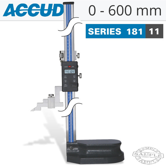 DIG. HEIGHT GAUGE 600MM 0.05MM ACC. 0.01MM RES. S/STEEL