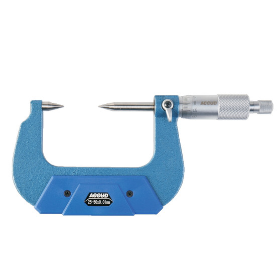 POINT MICROMETER 25MM 15 DEG. 0.004MM ACC. 0.01MM GRAD.