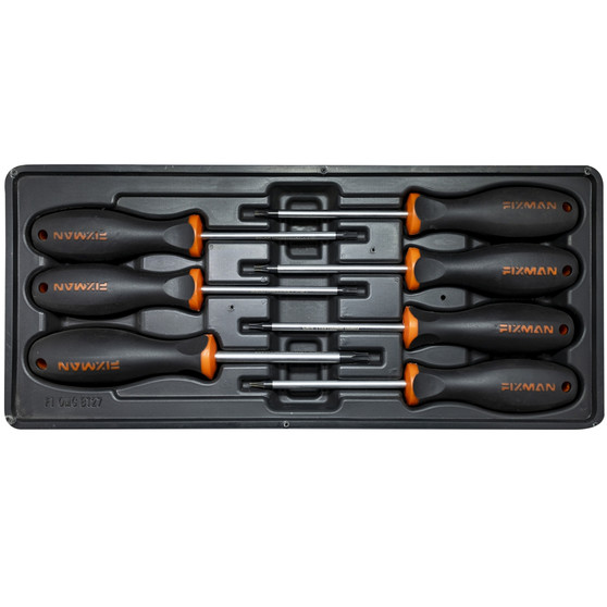 FIXMAN TRAY 7 PIECE TORX SCREWDRIVERS