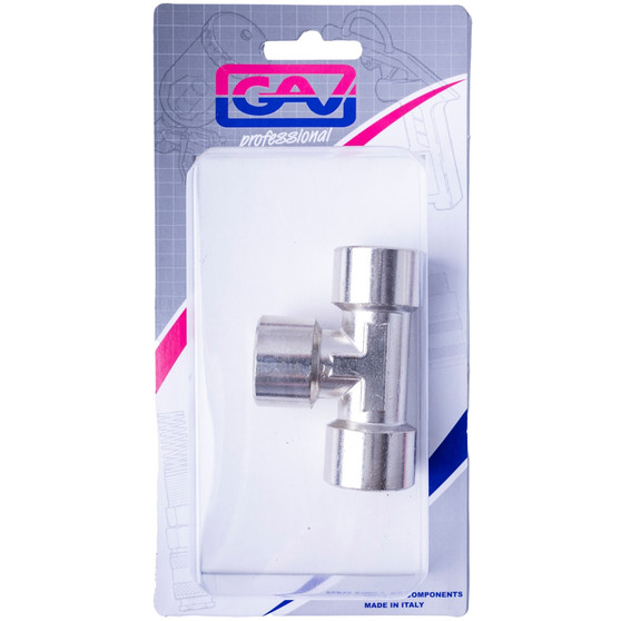 T CONNECTOR 1/2'FFF PACKAGED