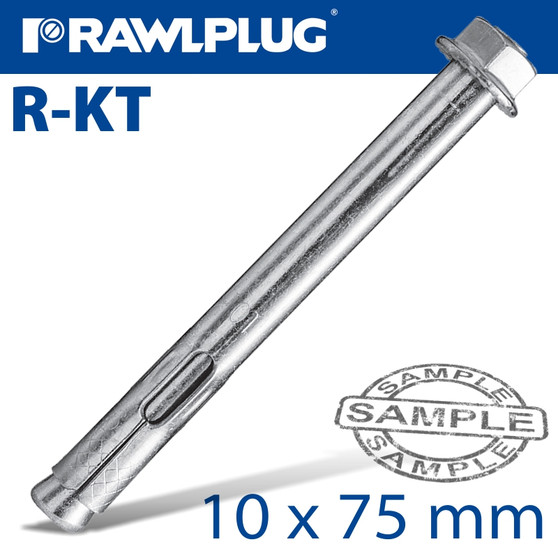 R-KT SLEEVE ANCHOR 10X75MM X50 PER BOX