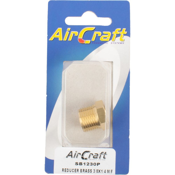 REDUCER BRASS 3/8X1/4 M/F CONICAL 1PC PACK