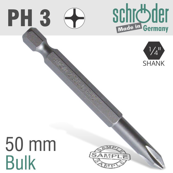 PHILLIPS NO.3 x 50MM CLASSIC POWER BIT