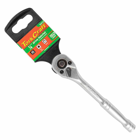 RATCHET 150MM 1/4' DRIVE STEEL HANDLE