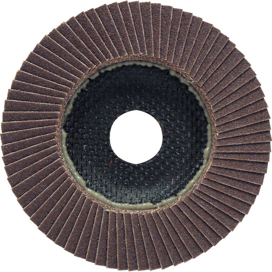 115 X 22mm FIBRE GLASS ALUMINIUM OXIDE FLAP DISC P80