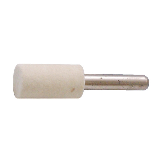 12mmx24mm FELT BOB PLAIN END CYLINDER  6mm SHANK