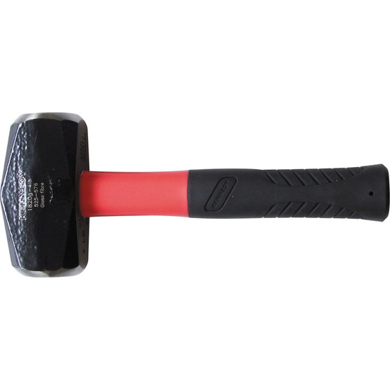 Kennedy 4lb CLUB  LUMP HAMMER, FIBREGLASS HANDLE WITH RUBBER GRIP