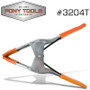 PONY 4' 100MM SPRING CLAMP WITH PROTECTIVE HANDLES & TIPS