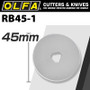 OLFA BLADES ROTARY RB45-1 1/PACK 45MM