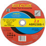 CUTTING DISC (3 PK) STEEL 230X2.0X22.23MM (ABR230S-1)