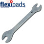 FLAT SPANNER 14 X 17MM SILVER