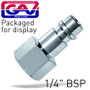 CONNECTOR GERMAN 1/4'FEM. 2 PACKAGED