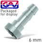 BAYONET COUPLING 6MM 2 PACKAGED