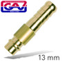 CONNECTOR BRASS 13MM