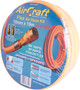 FLEX AIR HOSE KIT 10MM X 10M ORANGE  W/QUICK COUPLER & CONNECTOR YOHKO