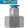 PU HOSE FITTING STRAIGHT STUD 6MM-3/8 F