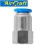 PU HOSE FITTING STRAIGHT STUD 8MM-1/8 F