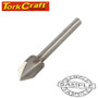 MINI ROUTER BIT 6.4MM V-GROOVE 3.2MM SHANK