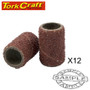 MINI SANDING SLEEVE 6.4MM 120G 12PC