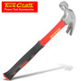 HAMMER CLAW 570G (20OZ) FIBREGLASS HANDLE 295MM & FULL POL HEAD