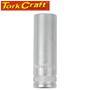 SOCKET 11MM 1/4' DR DEEP SOCKET CRV 12 POINT