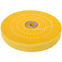 BUFFING PAD SOFT 150MM TO FIT 12.5MM ARBOR/SPINDLE - YELLOW