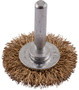 WIRE WHEEL BRUSH 38MM X 6MM SHAFT BLISTER