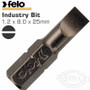 FELO SLOT SL 1.2 X 8.0 X 25MM BULK INS.BIT