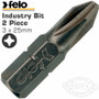 FELO PHILLIPS PH3 X 25MM 2PC INS.BIT