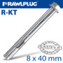 R-KT SLEEVE ANCHOR 8X40MM X100 PER BOX