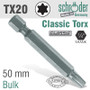 TORX TX20 CLASSIC POWER BIT 50MM BULK