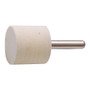 24mmx24mm FELT BOB PLAIN END CYLINDER  6mm SHANK