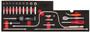 32 Piece Modular Set - Sockets SAE 1/4" Dr and Accessories