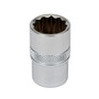 Socket 1/2" Dr 17mm 12pt