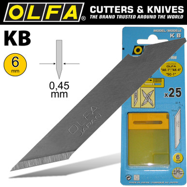 OLFA AK-1 Art Knife Cutter With 25 KB Blades