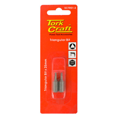 TRIANGULAR BIT X 25MM 2 PACK - Avex Tool Shop
