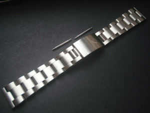 Signed Solid Stainless Steel All Brushed 20mm Oyster Quality Watch Band Bracelet Strap With Straight Ends For Mens Vintage 36mm ROLEX EXPLORER Watch Case