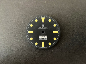 29mm 5514 Vintage Style Of Black Submariner Dial Marked Rolex Symbol And COMEX With Yellow Lume Without Date Window For Mens Watch Fit ETA 2836 Or 2824 Or DG 2813 Or MIYOTA 8215 Or NH35/38 Automatic Movement