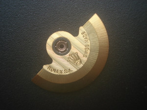 Golden Rotor #2 Marked Rolex Crown Logo Fit The ETA 2836 Or 2824 Or 2834 Movement For Mens Watch