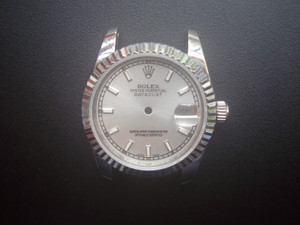 Steel Ladies Rolex 31mm DateJust Watch Set  With fluted Bezel And Silver Dial Has Luminous Sticks And Jubilee Watch Band Fit ETA 2671 Movement