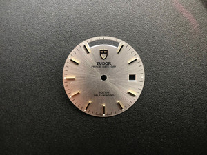 28.5mm Sunburst Silver Dial Marked Tudor Symbol With golden Sticks For Mens 2-tone DAY+DATE Watch Fit ETA 2834 Automatic Movement