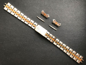 Tudor Signed 13mm 2-tone Prince Style Quality Watch Band Bracelet Strap For Ladies 26mm Oyster Date Watch Case